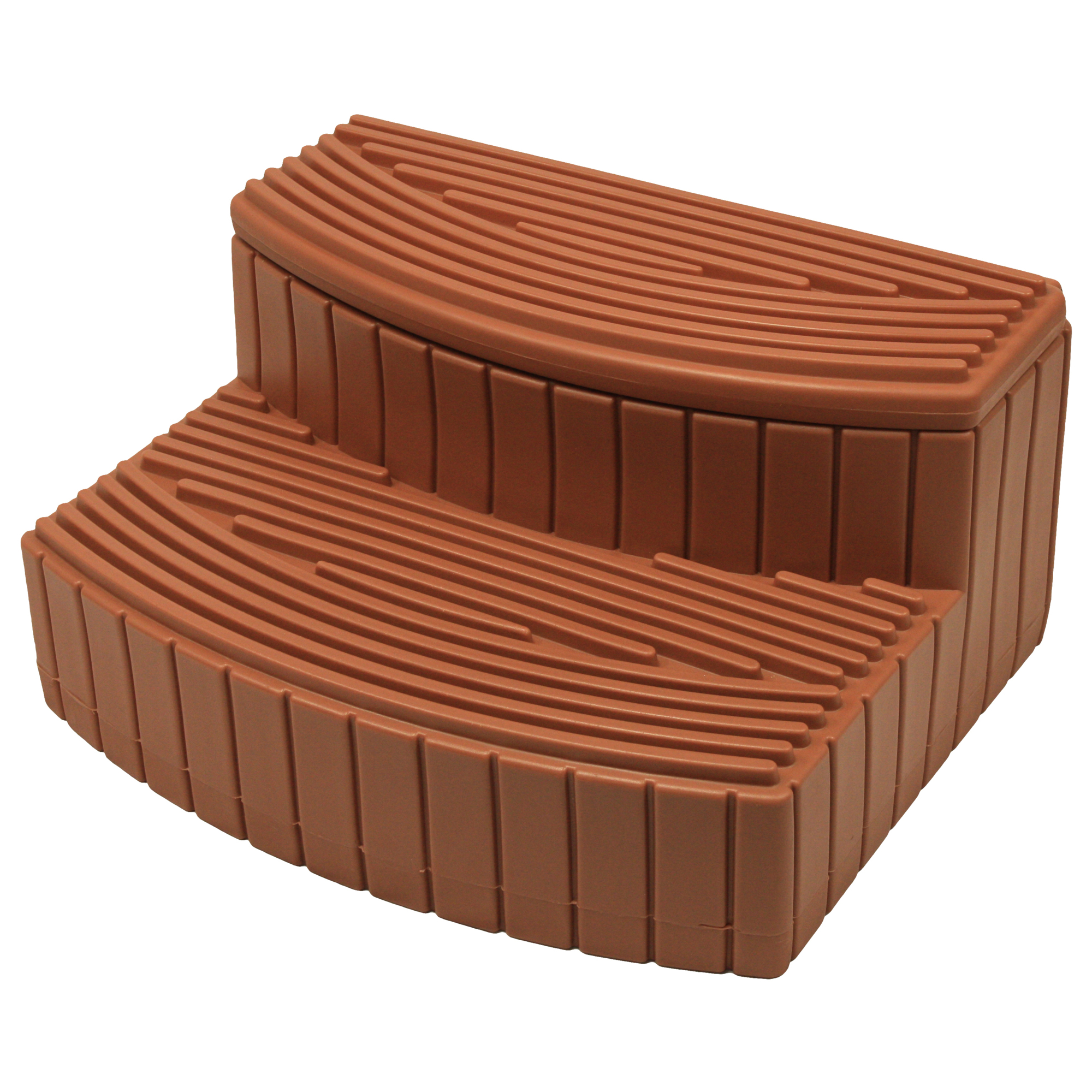 Good Ideas Stora Step — Terra Cotta, Rotationally Molded Plastic, Textured, Model# SSTEP-TC